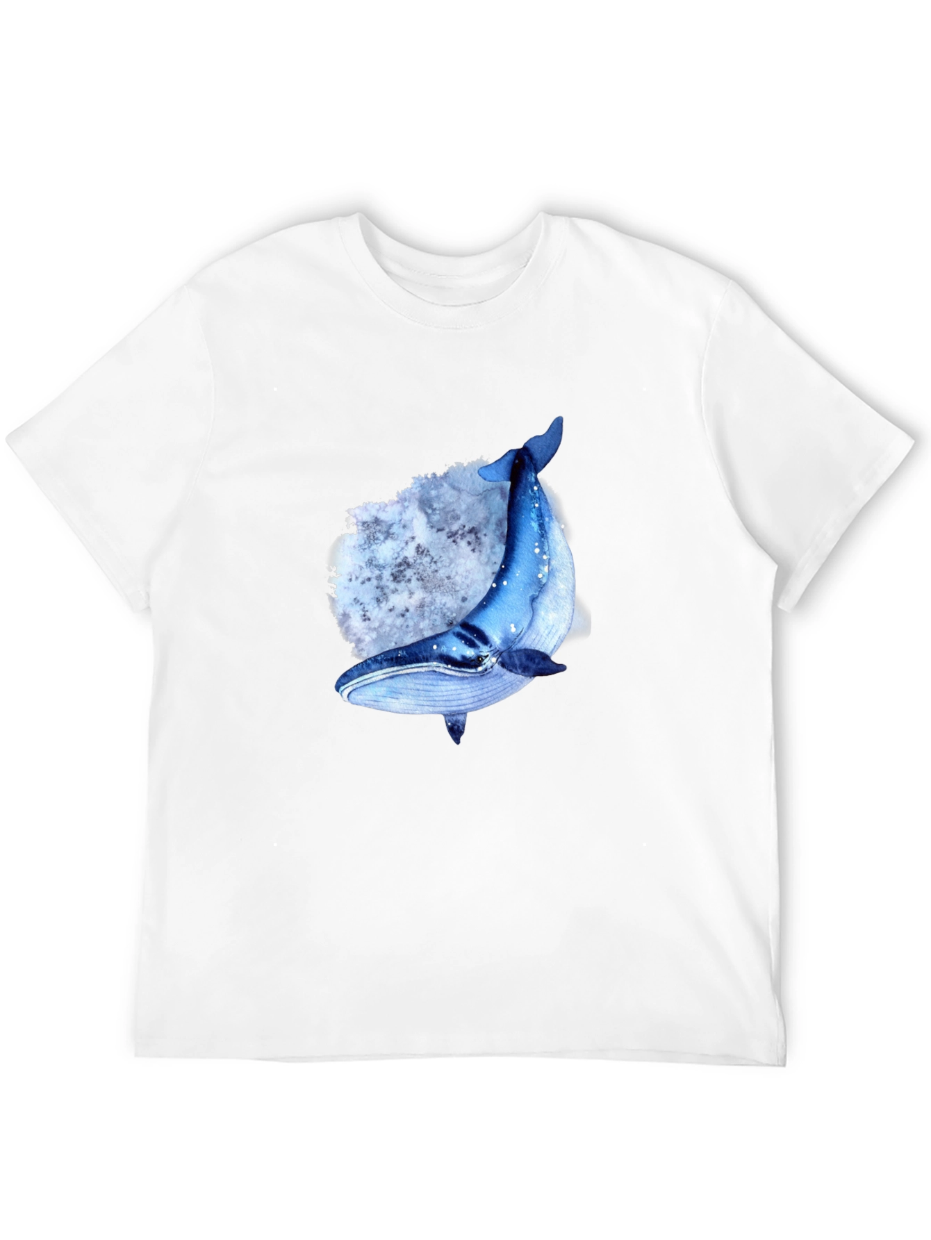 Whale Graphic T-Shirt - Mens Black Tee