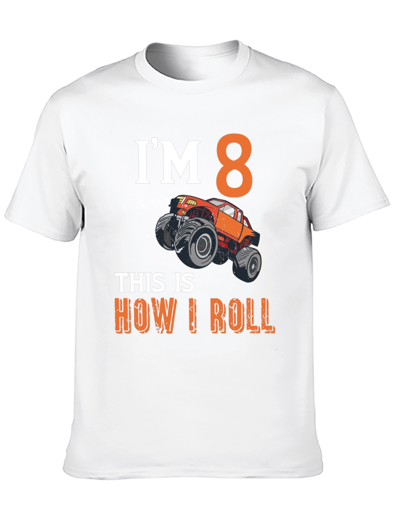 Im 8 Monster Truck Birthday T-Shirt