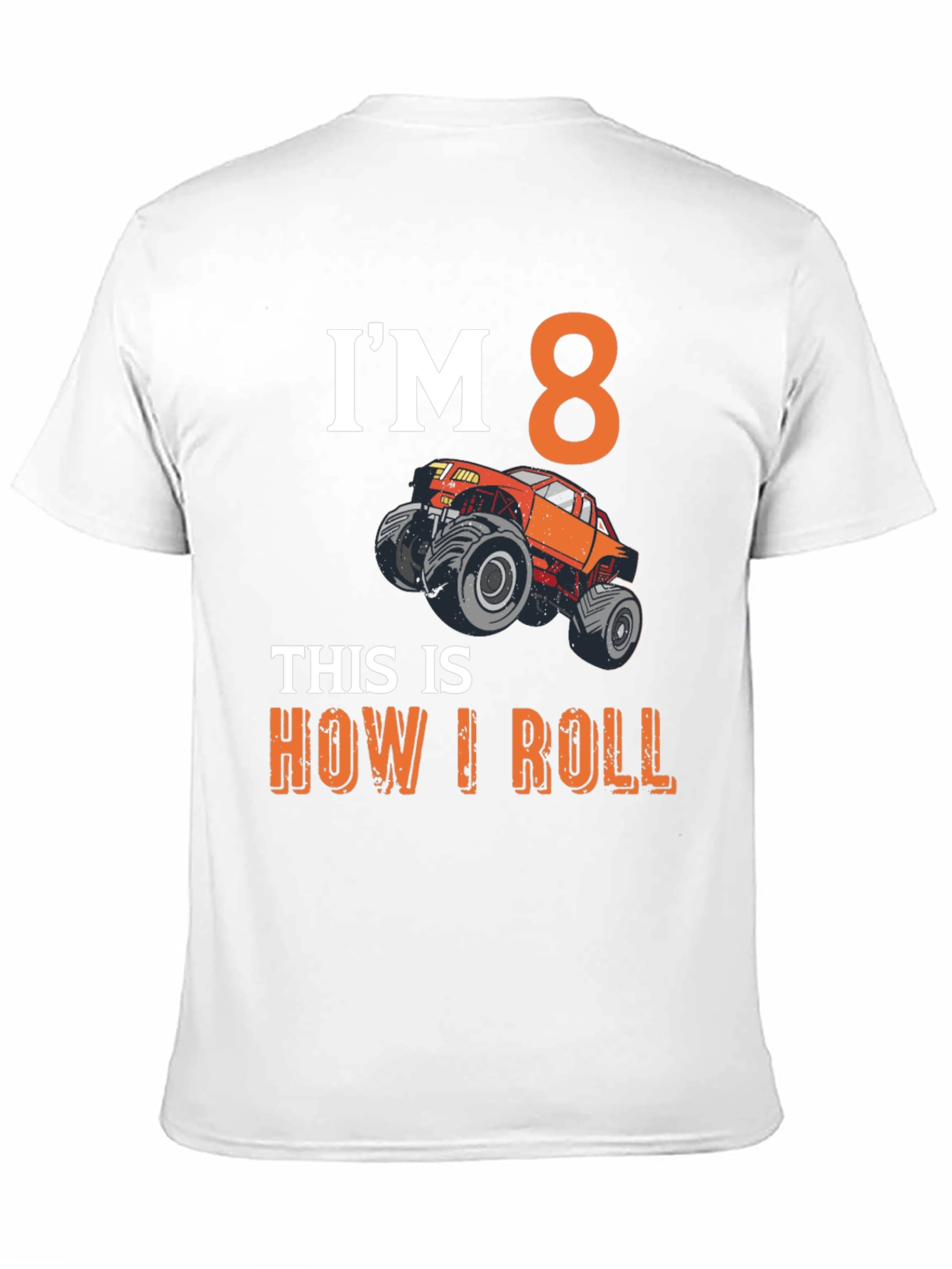 Im 8 Monster Truck Birthday T-Shirt