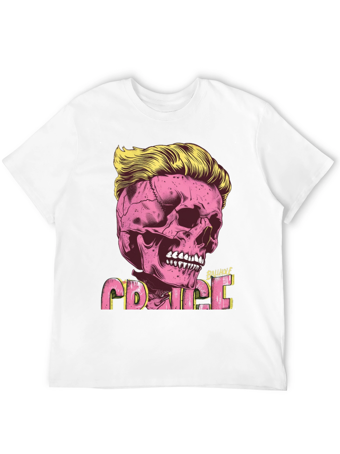 Skull with Hair T-shirt
