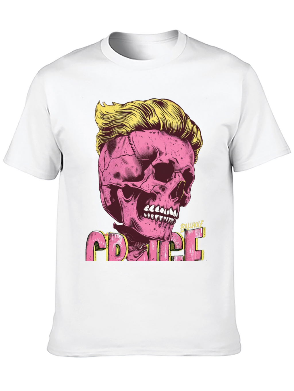 Skull with Hair T-shirt