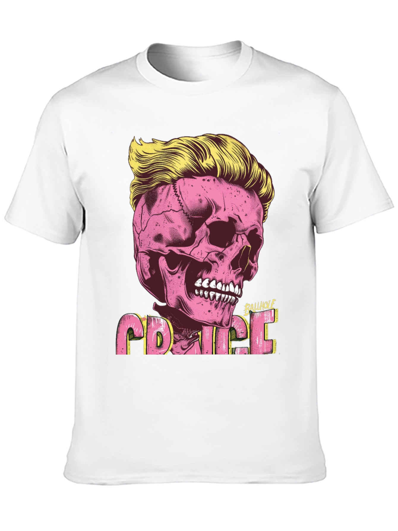Skull with Hair T-shirt