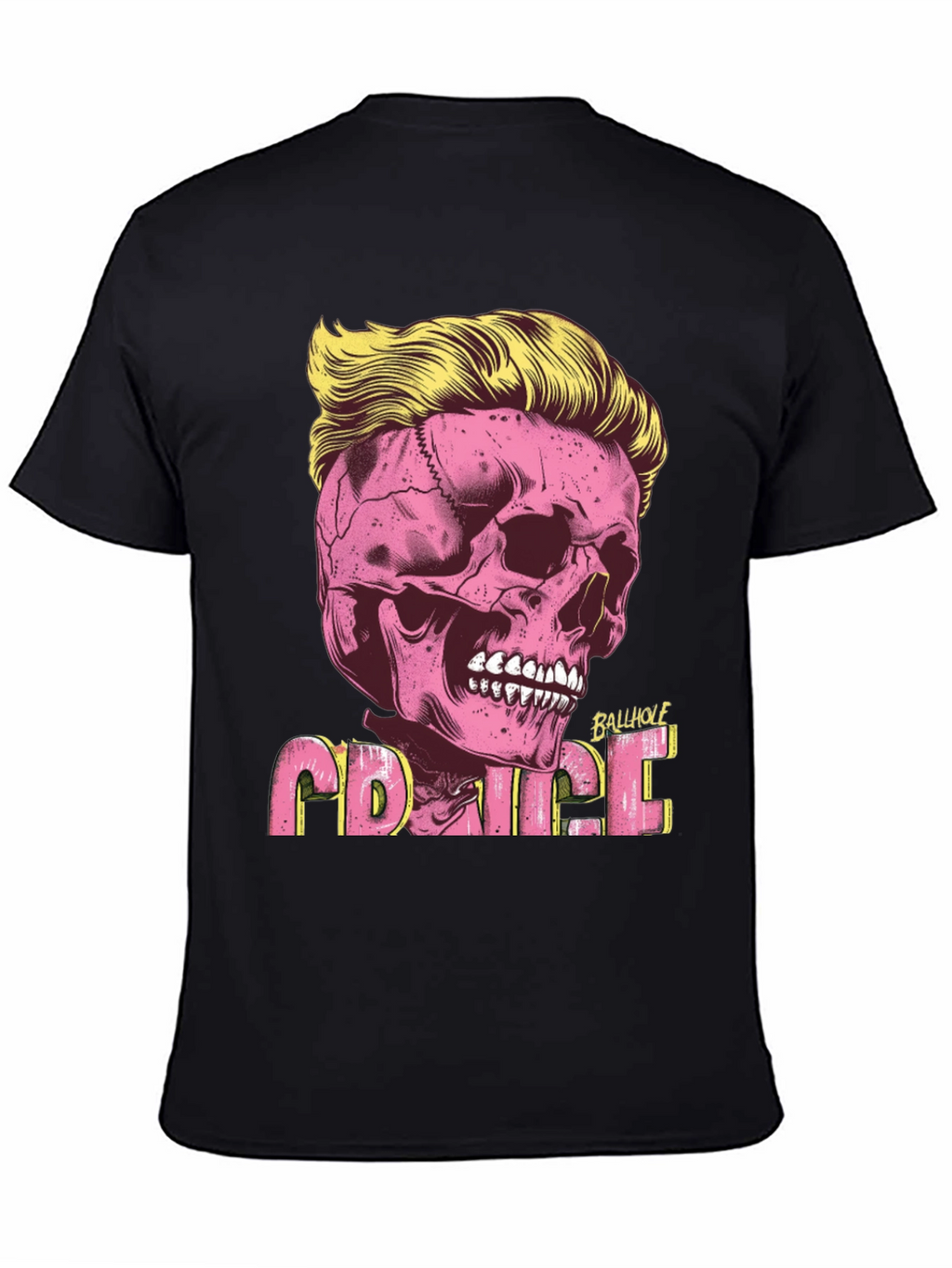 Skull with Hair T-shirt