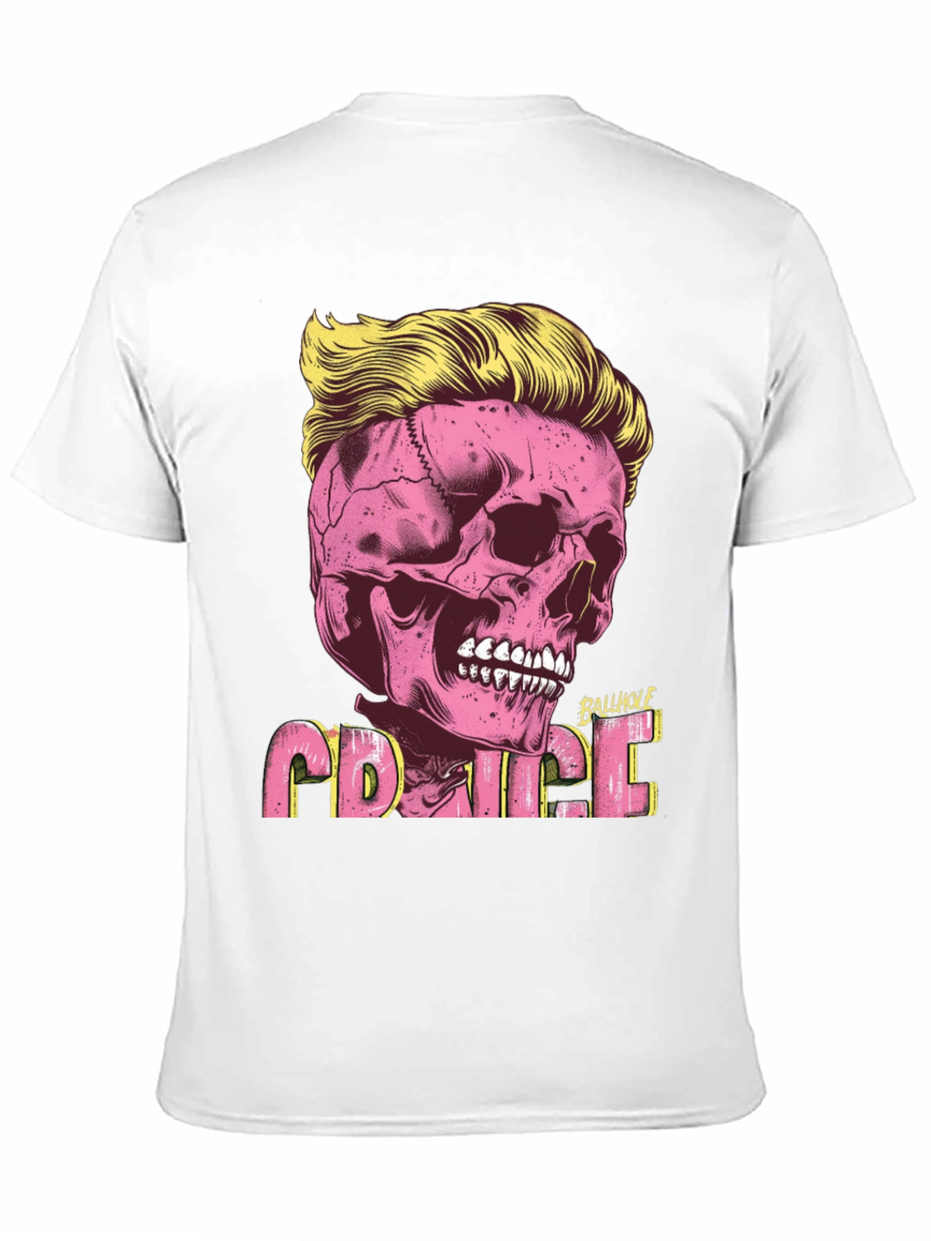 Skull with Hair T-shirt