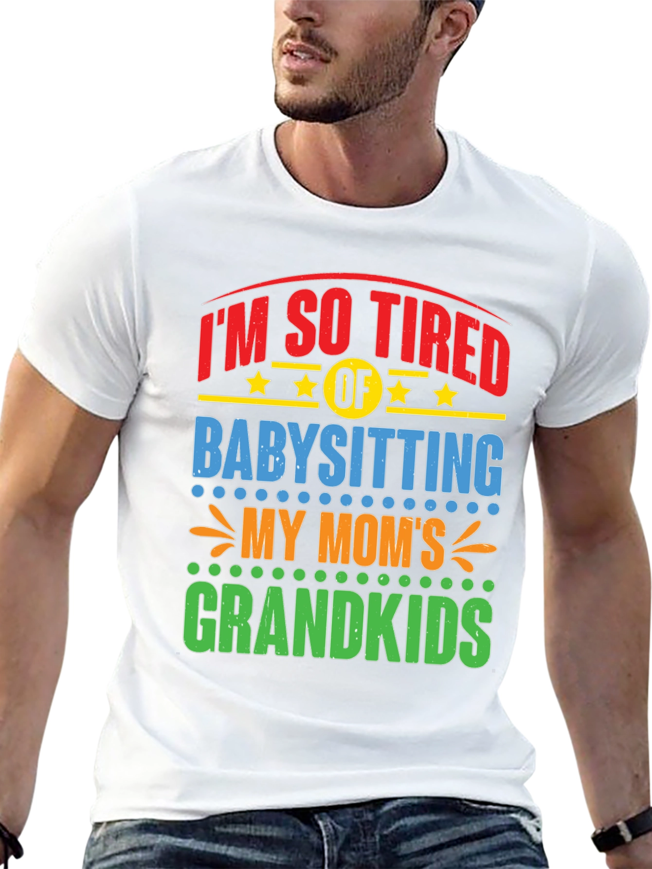 Funny Grandparent Babysitting T-Shirt
