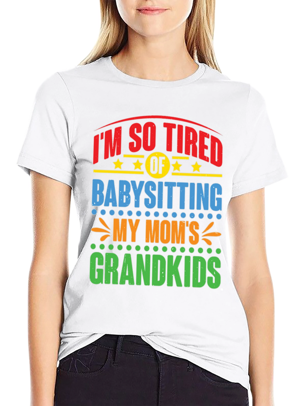 Funny Grandparent Babysitting T-Shirt