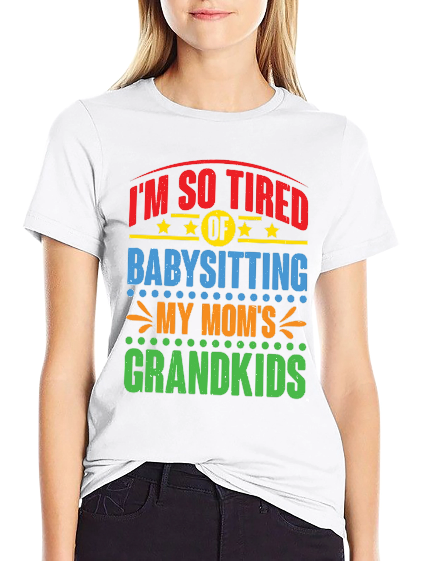 Funny Grandparent Babysitting T-Shirt