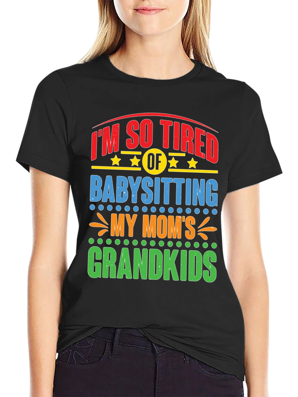 Funny Grandparent Babysitting T-Shirt