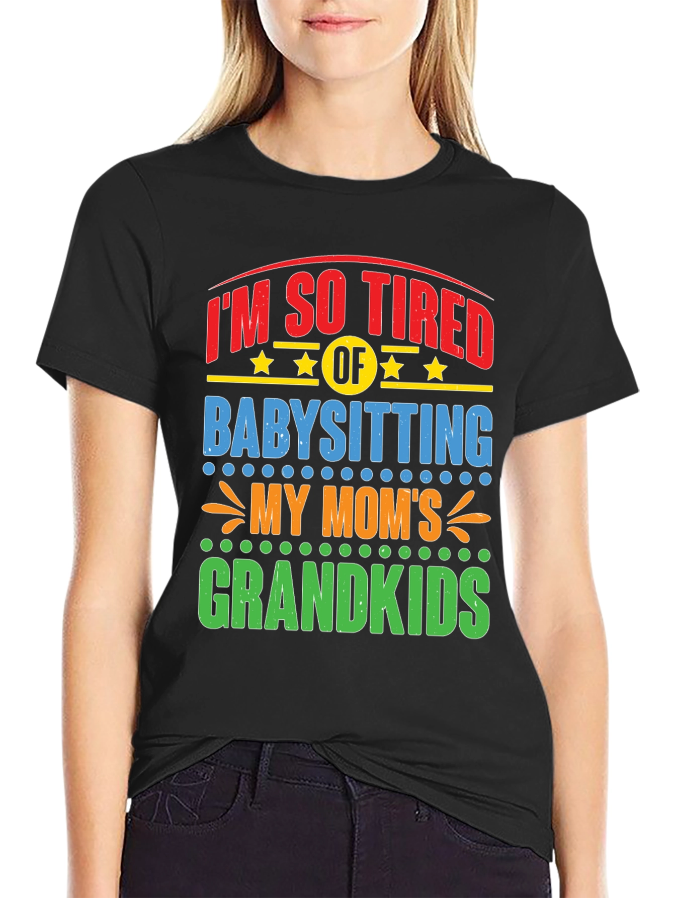 Funny Grandparent Babysitting T-Shirt