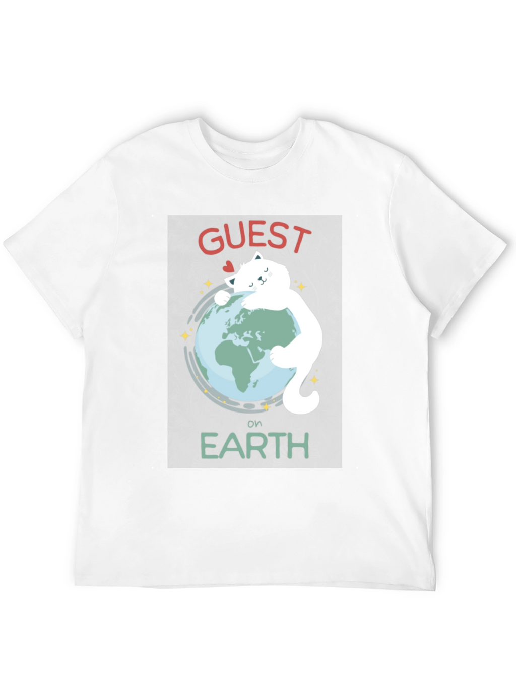 Guest on Earth Black Graphic T-Shirt