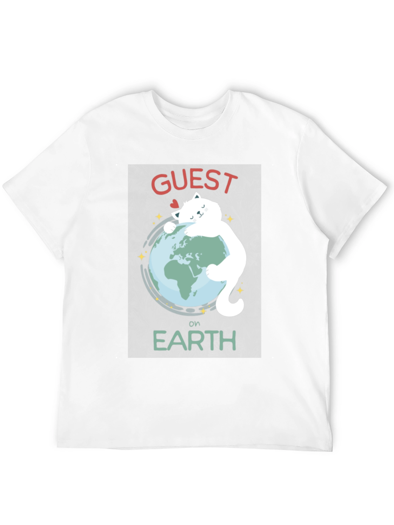 Guest on Earth Black Graphic T-Shirt
