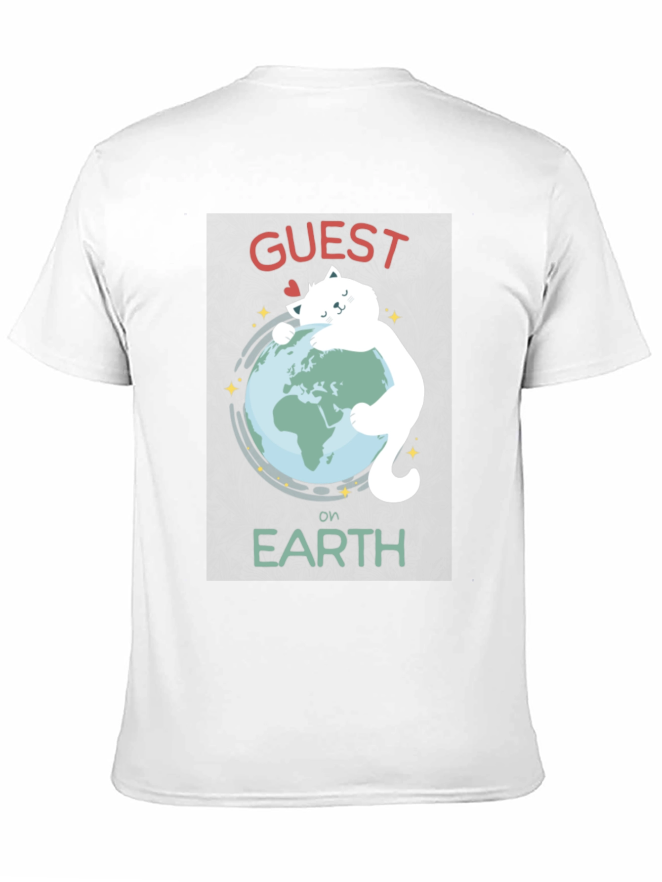 Guest on Earth Black Graphic T-Shirt