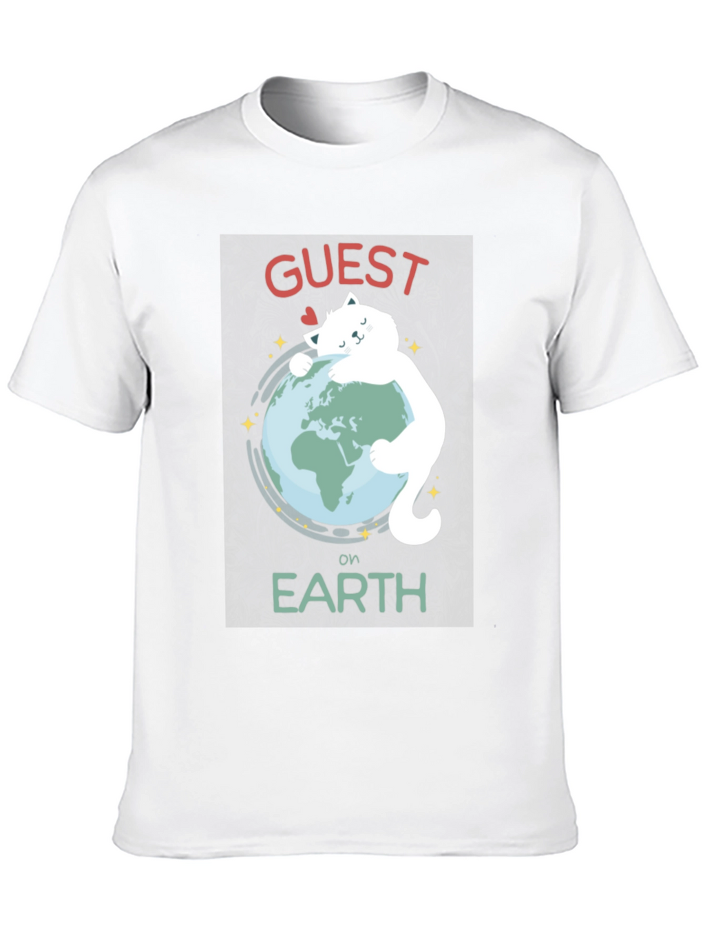 Guest on Earth Black Graphic T-Shirt