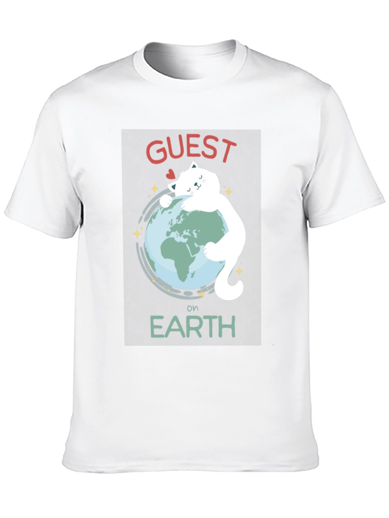 Guest on Earth Black Graphic T-Shirt