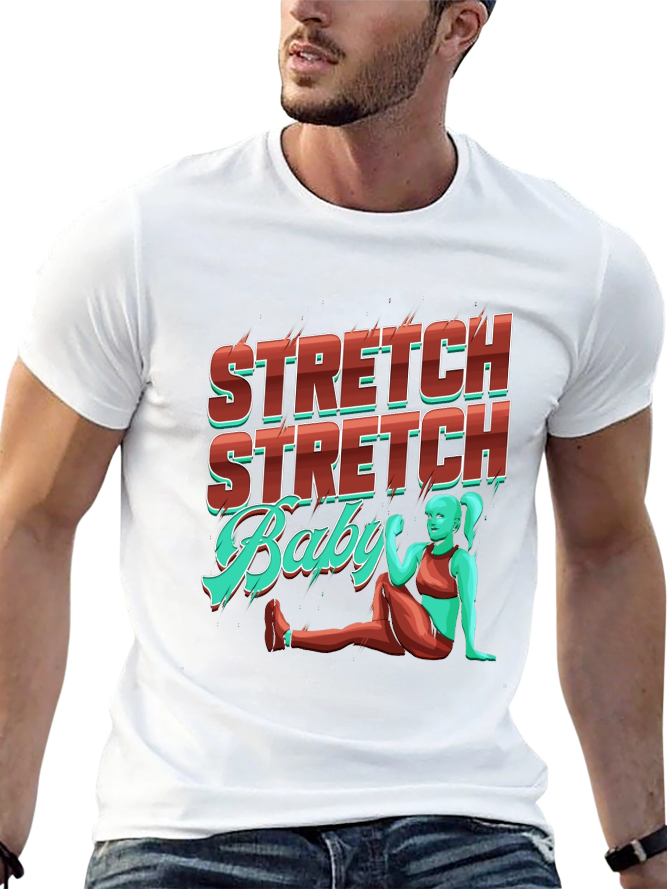 Stretch Baby Graphic T-Shirt -  Comfortable Fit