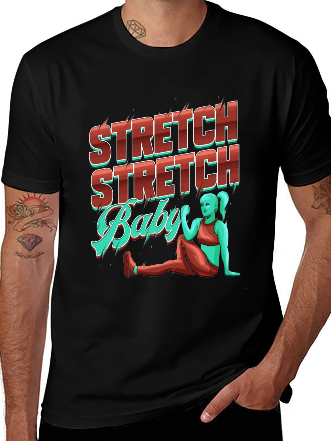 Stretch Baby Graphic T-Shirt -  Comfortable Fit