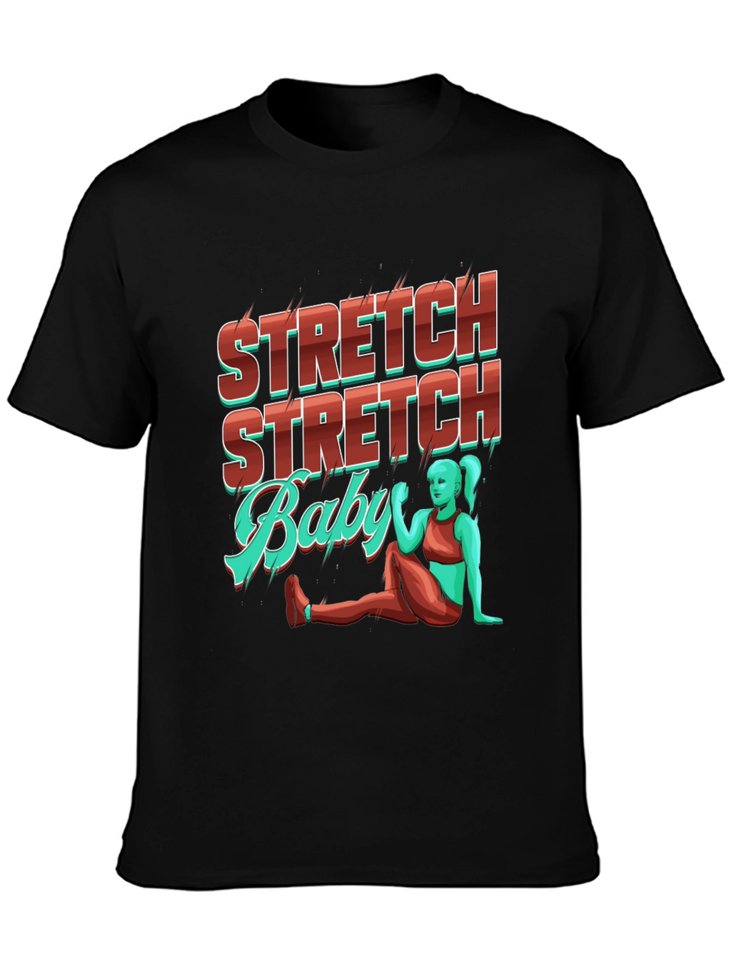 Stretch Baby Graphic T-Shirt -  Comfortable Fit