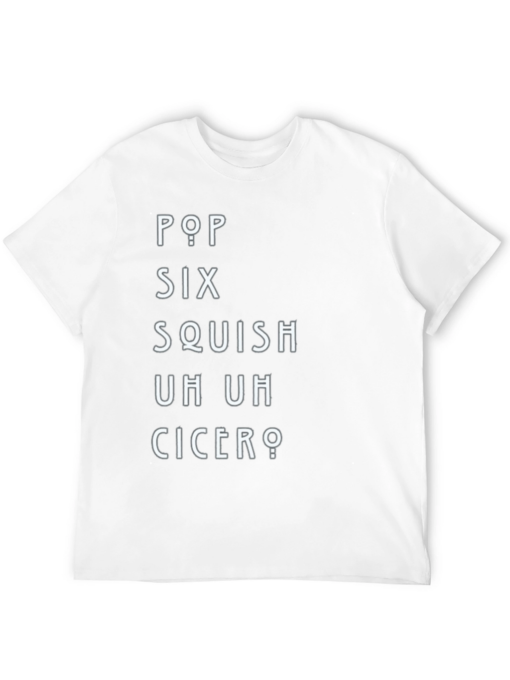 Pop Six Squish T-Shirt - Black