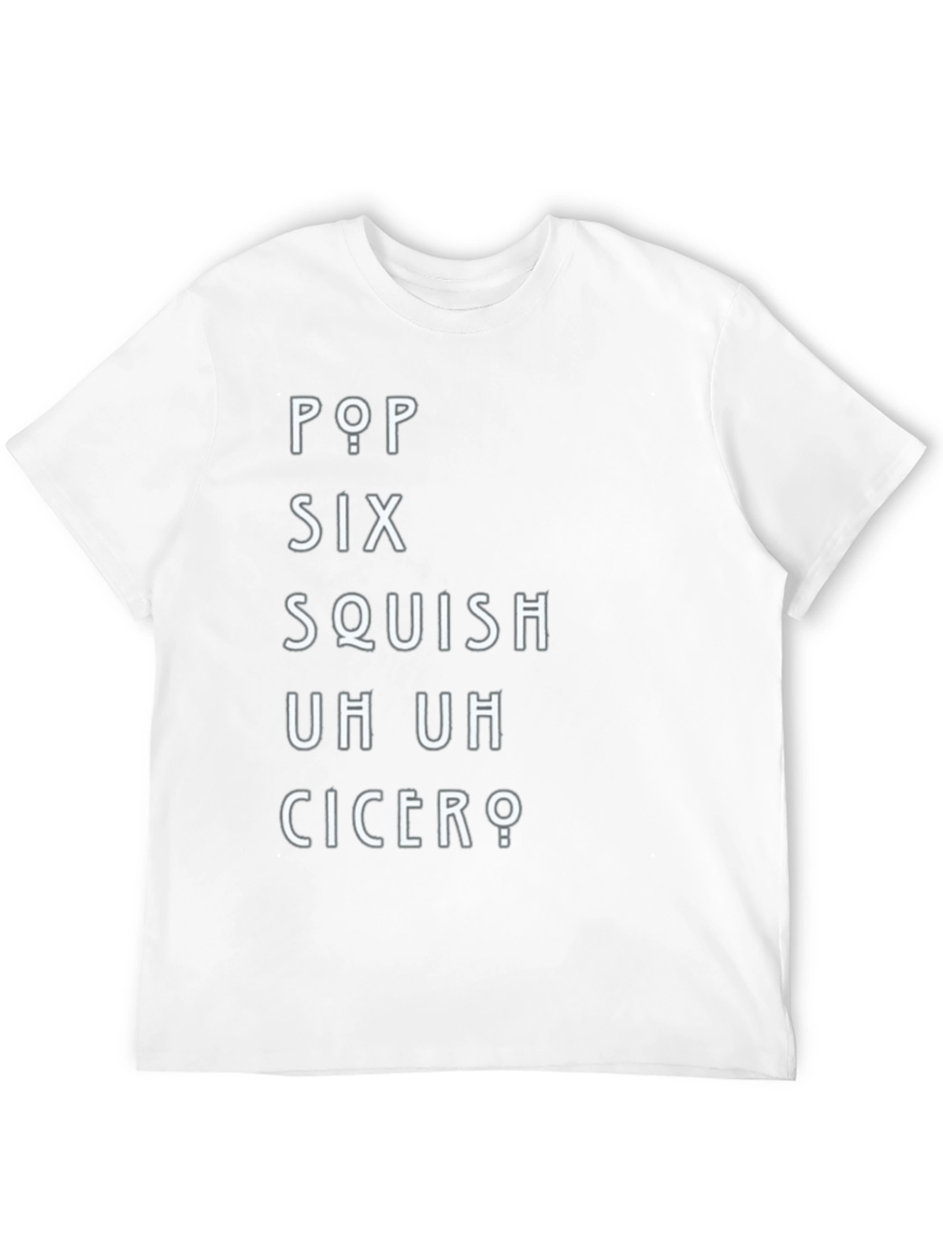 Pop Six Squish T-Shirt - Black