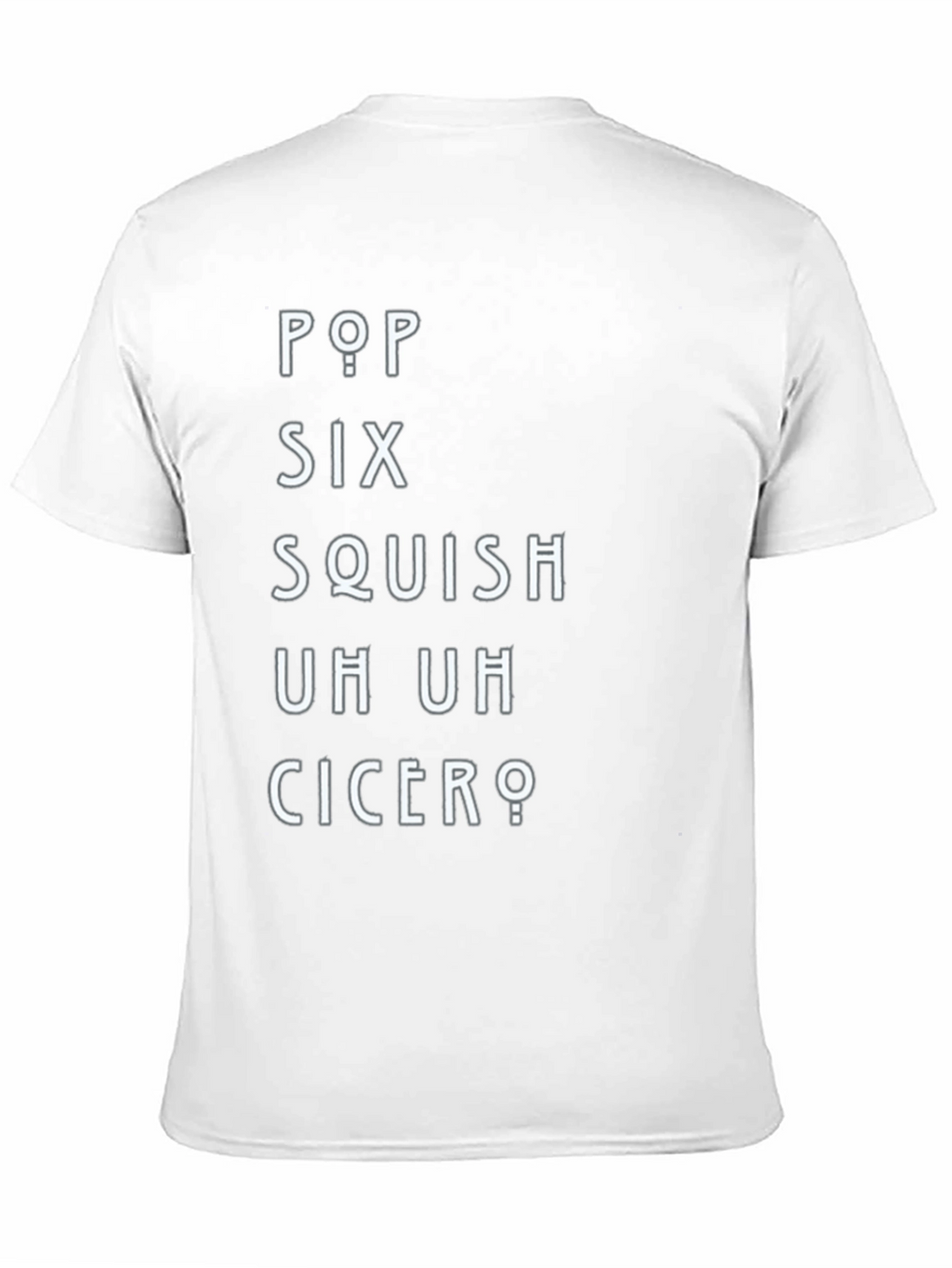 Pop Six Squish T-Shirt - Black