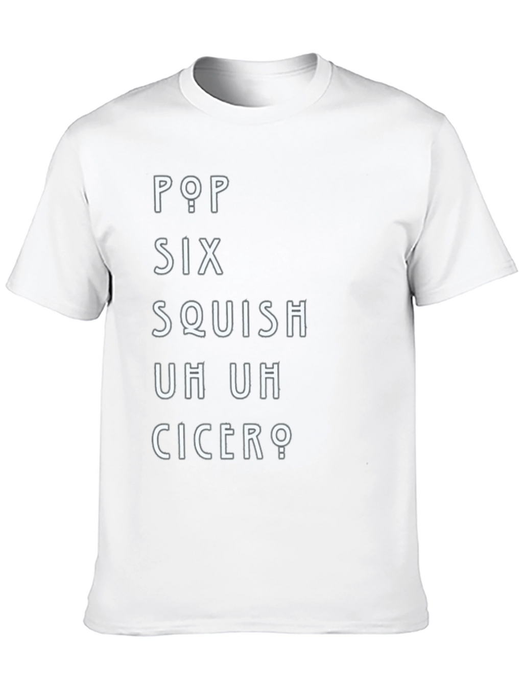 Pop Six Squish T-Shirt - Black