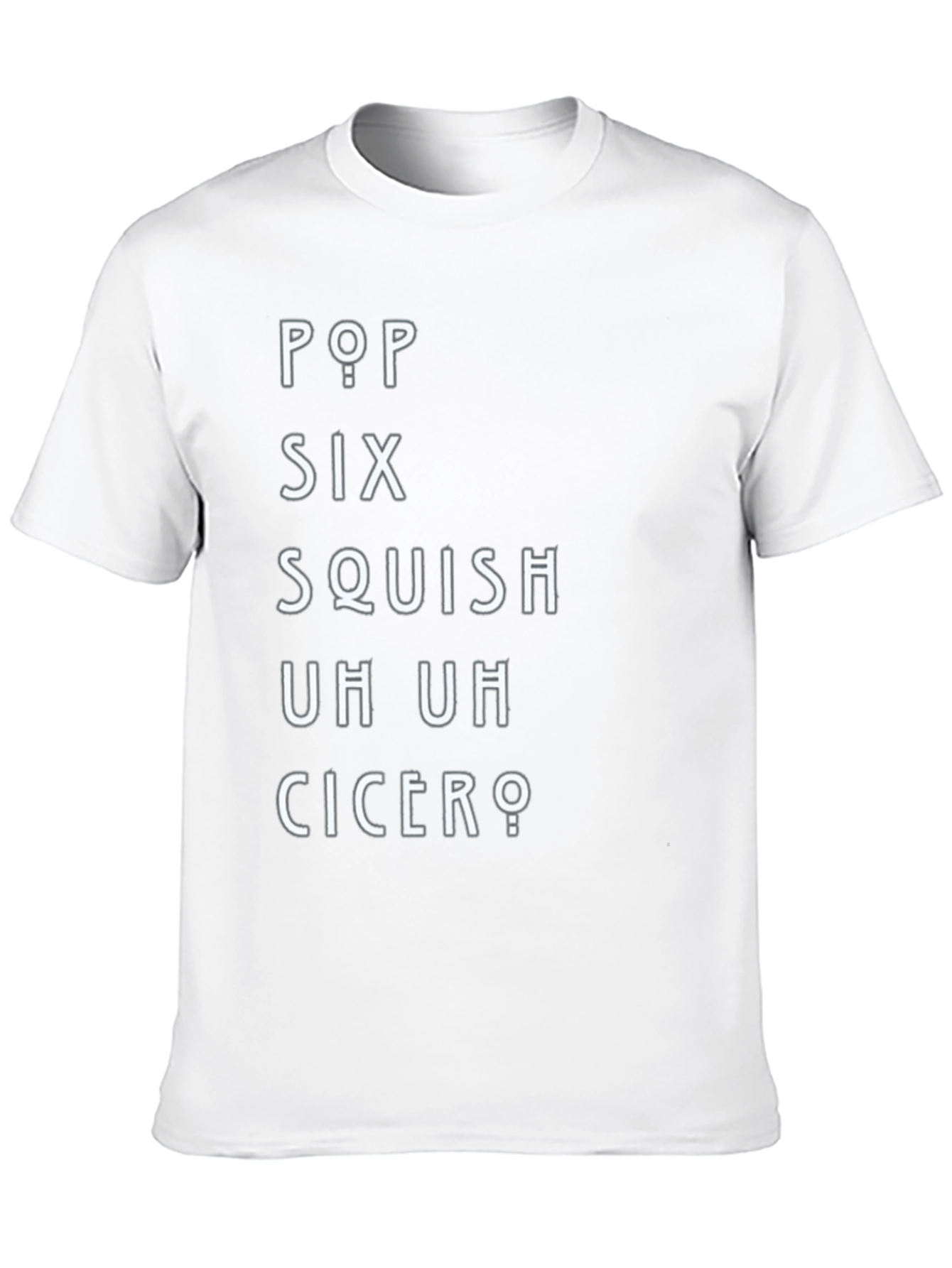 Pop Six Squish T-Shirt - Black