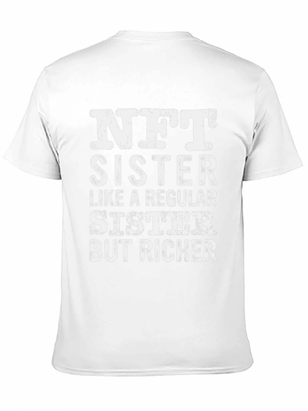 NFT Sister Graphic T-Shirt Funny Crypto Tee