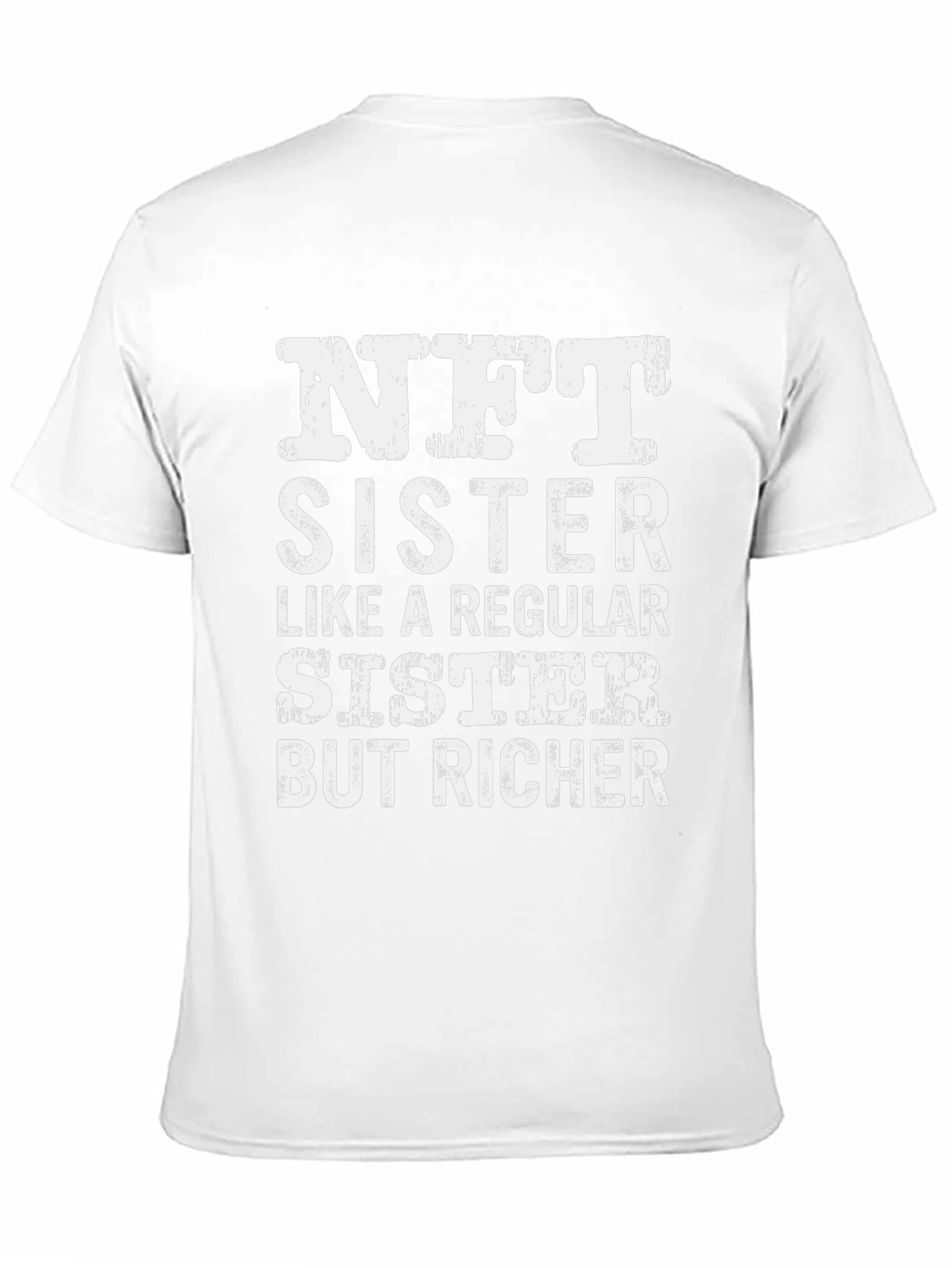 NFT Sister Graphic T-Shirt Funny Crypto Tee