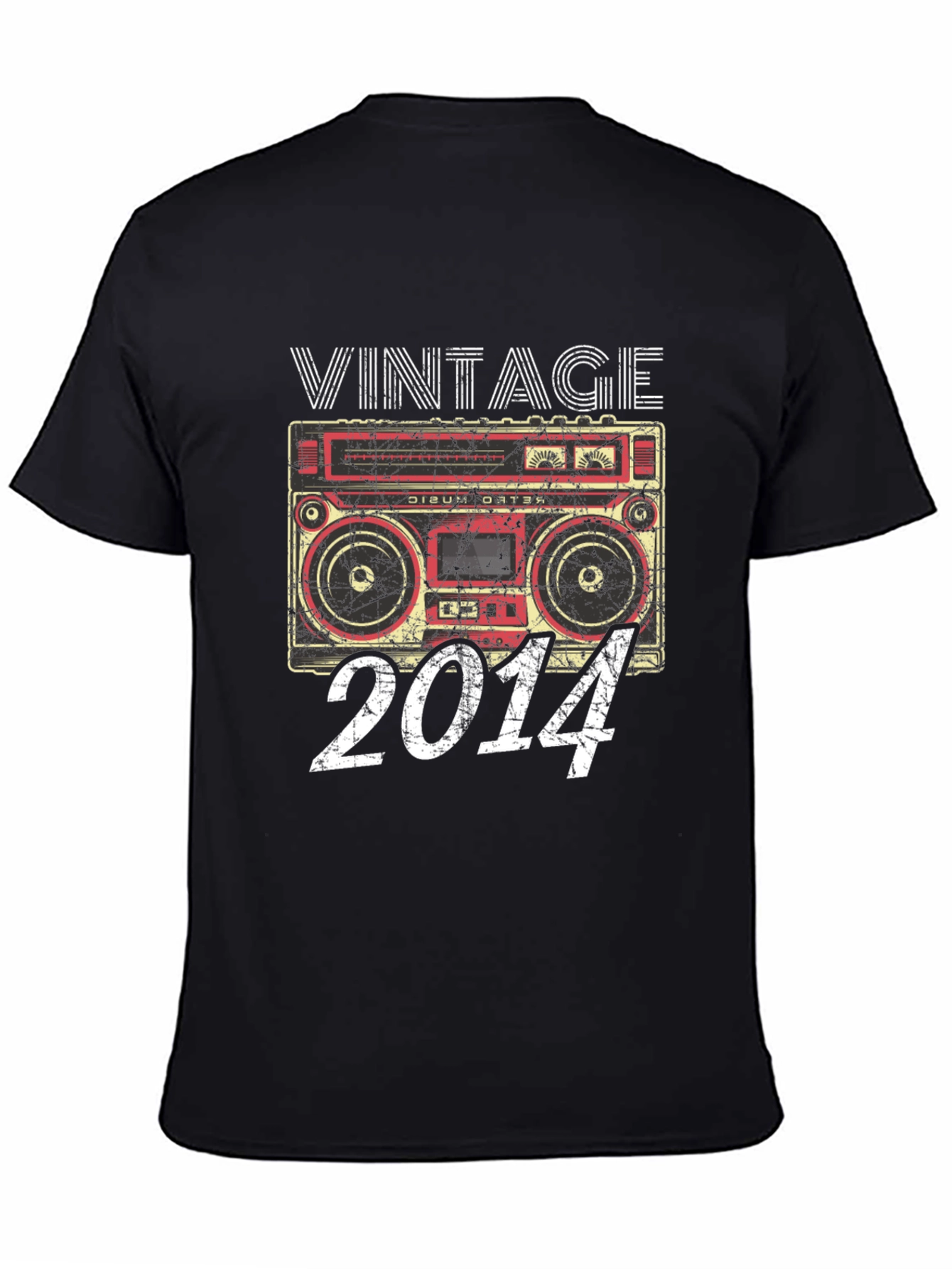 Vintage 2014 Boombox Graphic Tee