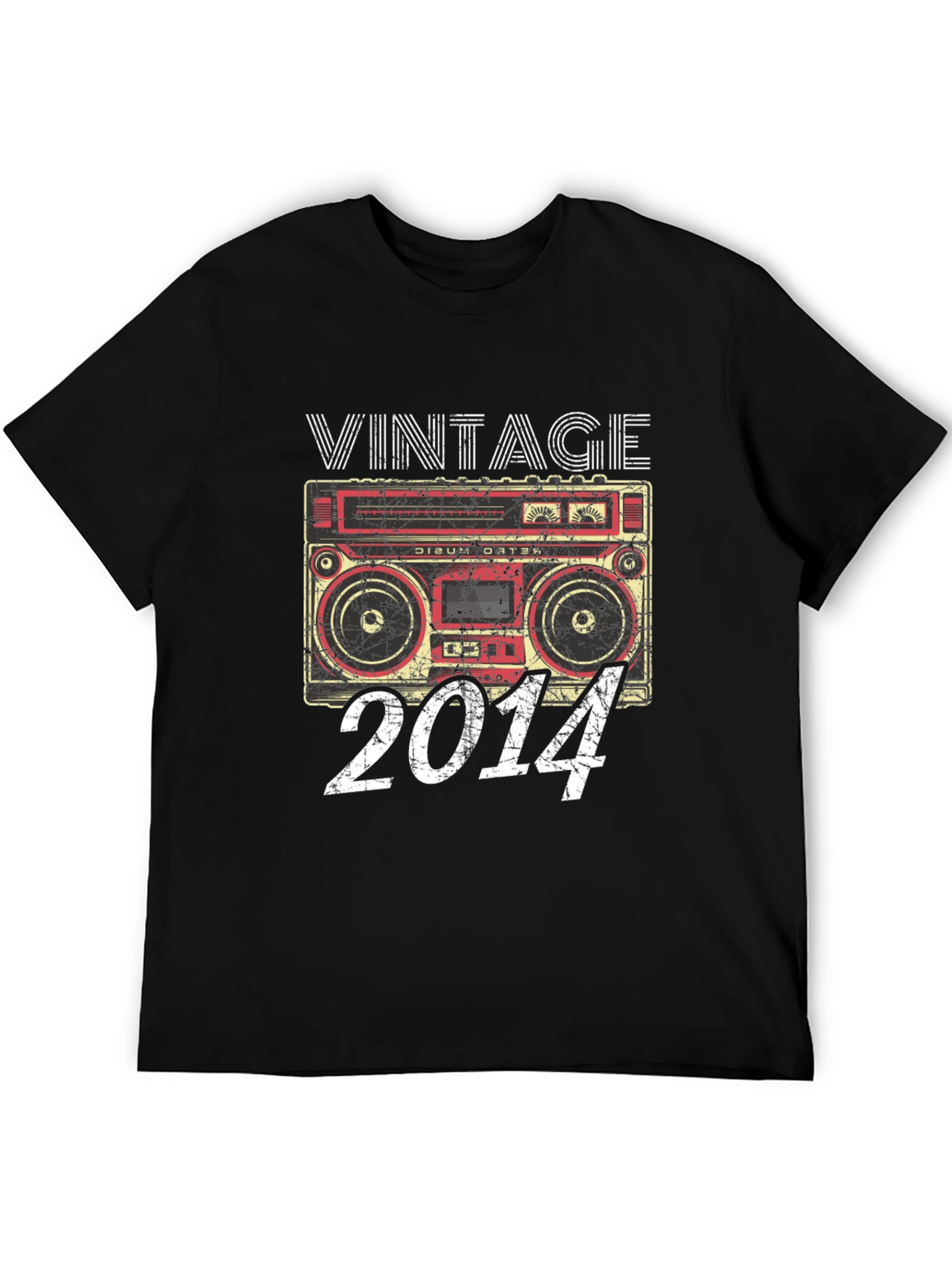 Vintage 2014 Boombox Graphic Tee