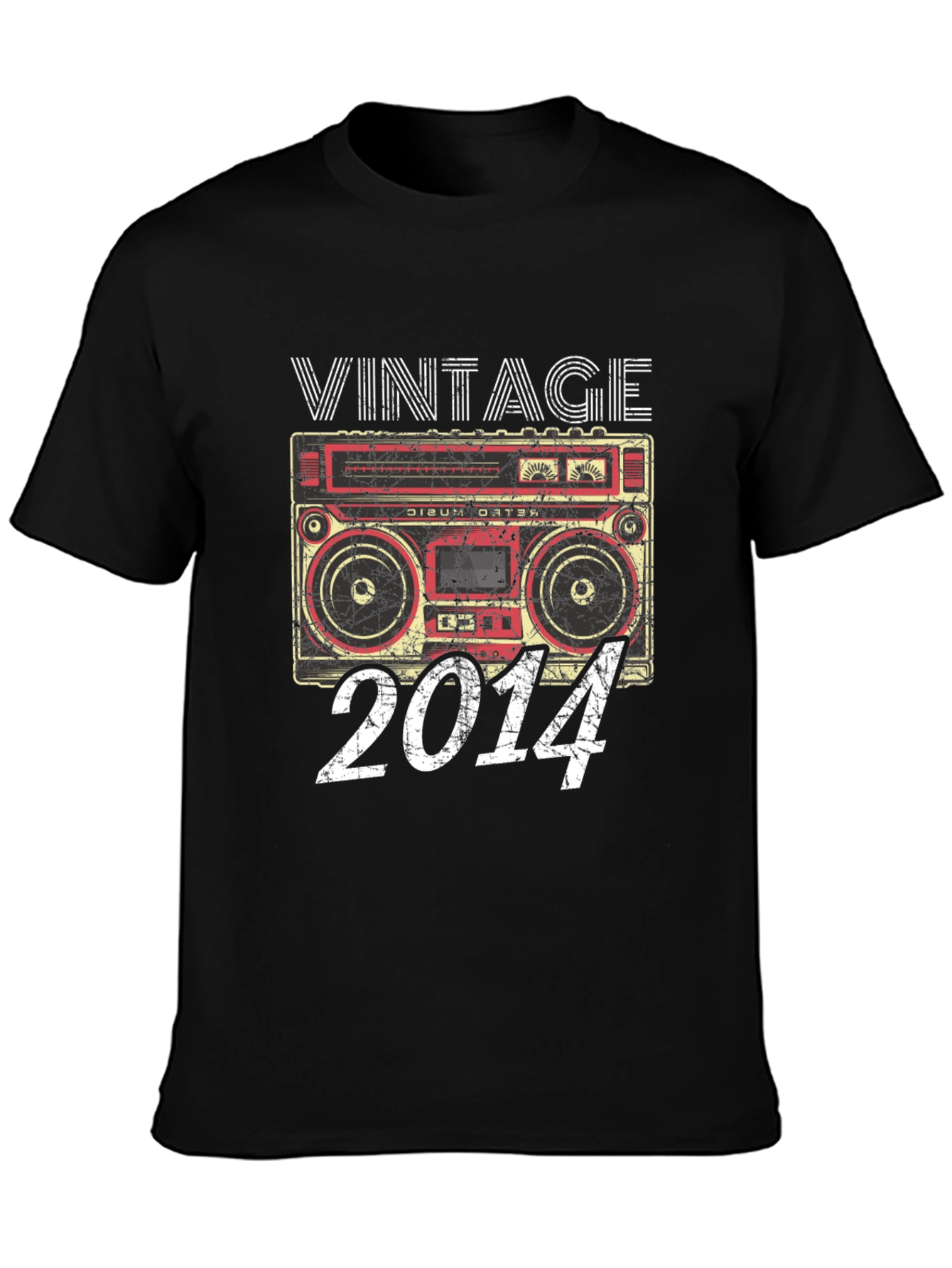 Vintage 2014 Boombox Graphic Tee