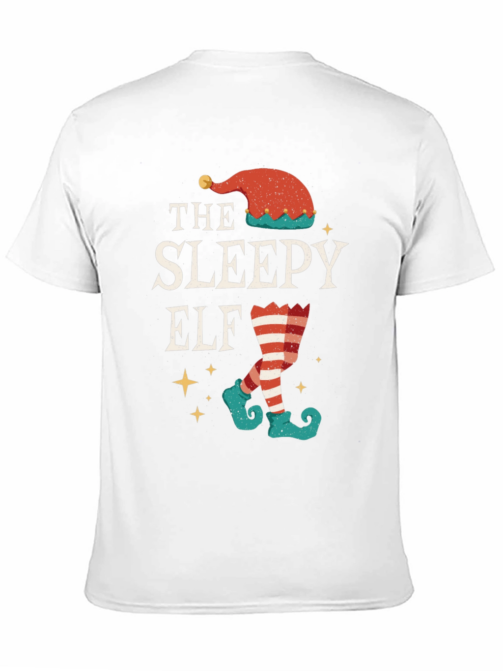 The Sleepy Elf T-Shirt - Holiday Festive