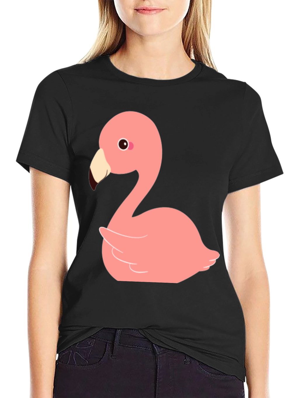 Flamingo Graphic T-Shirt - Mens Black Tee