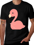 Flamingo Graphic T-Shirt - Mens Black Tee