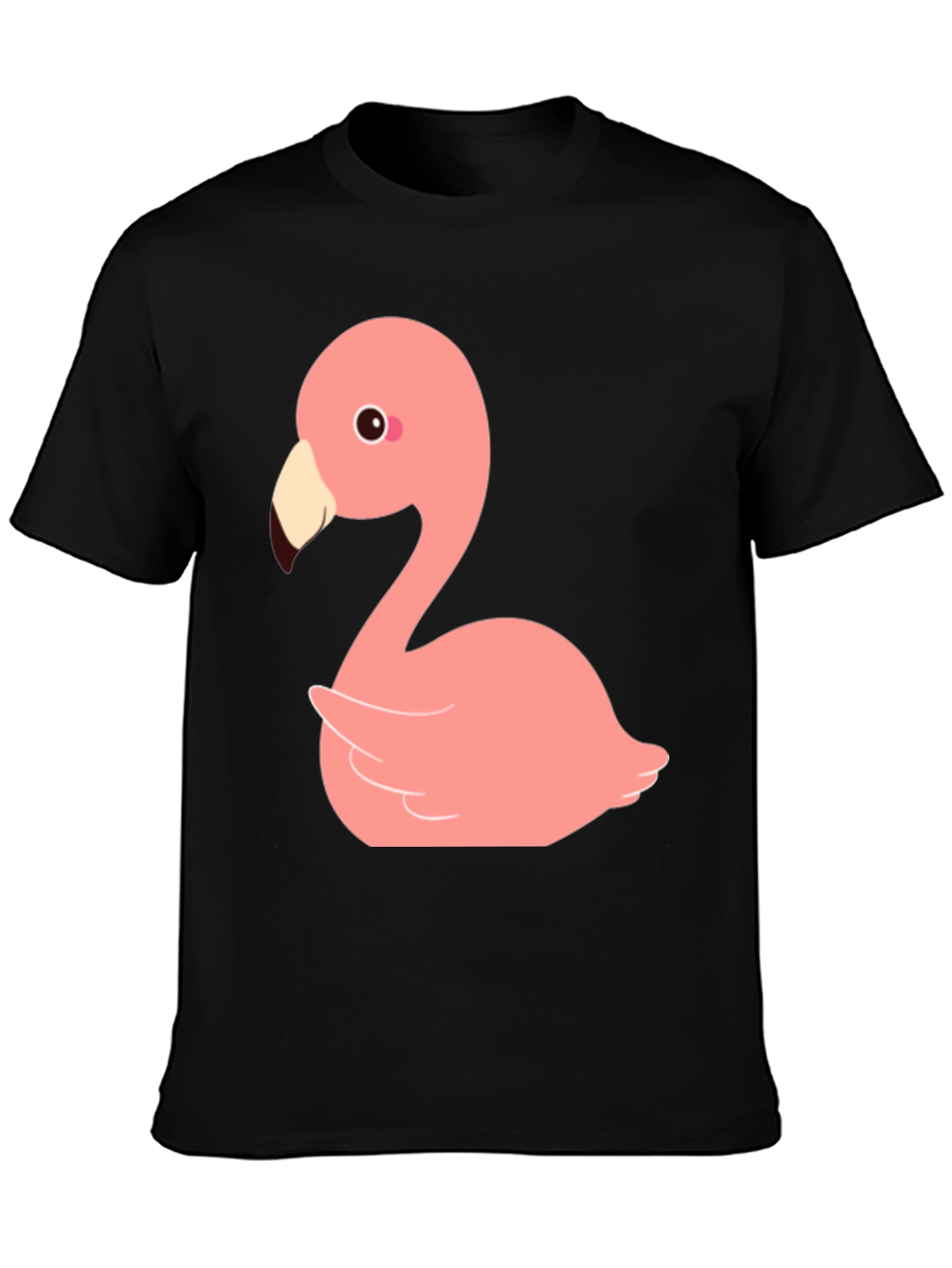 Flamingo Graphic T-Shirt - Mens Black Tee