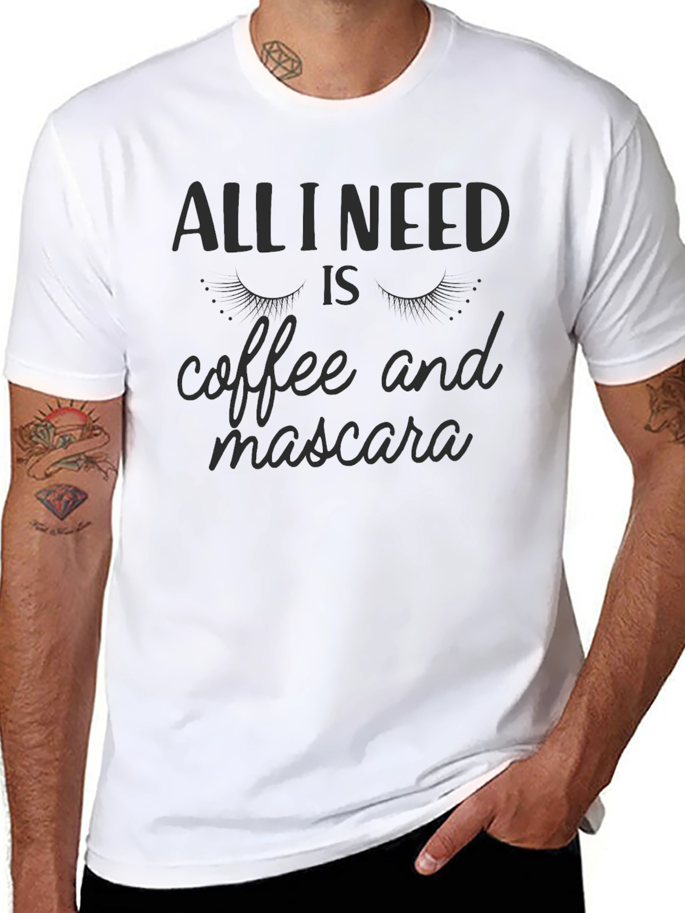 All I Need is Coffee and Mascara T-Shirt