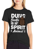 Dung Beetle is My Spirit Animal Graphic Tee