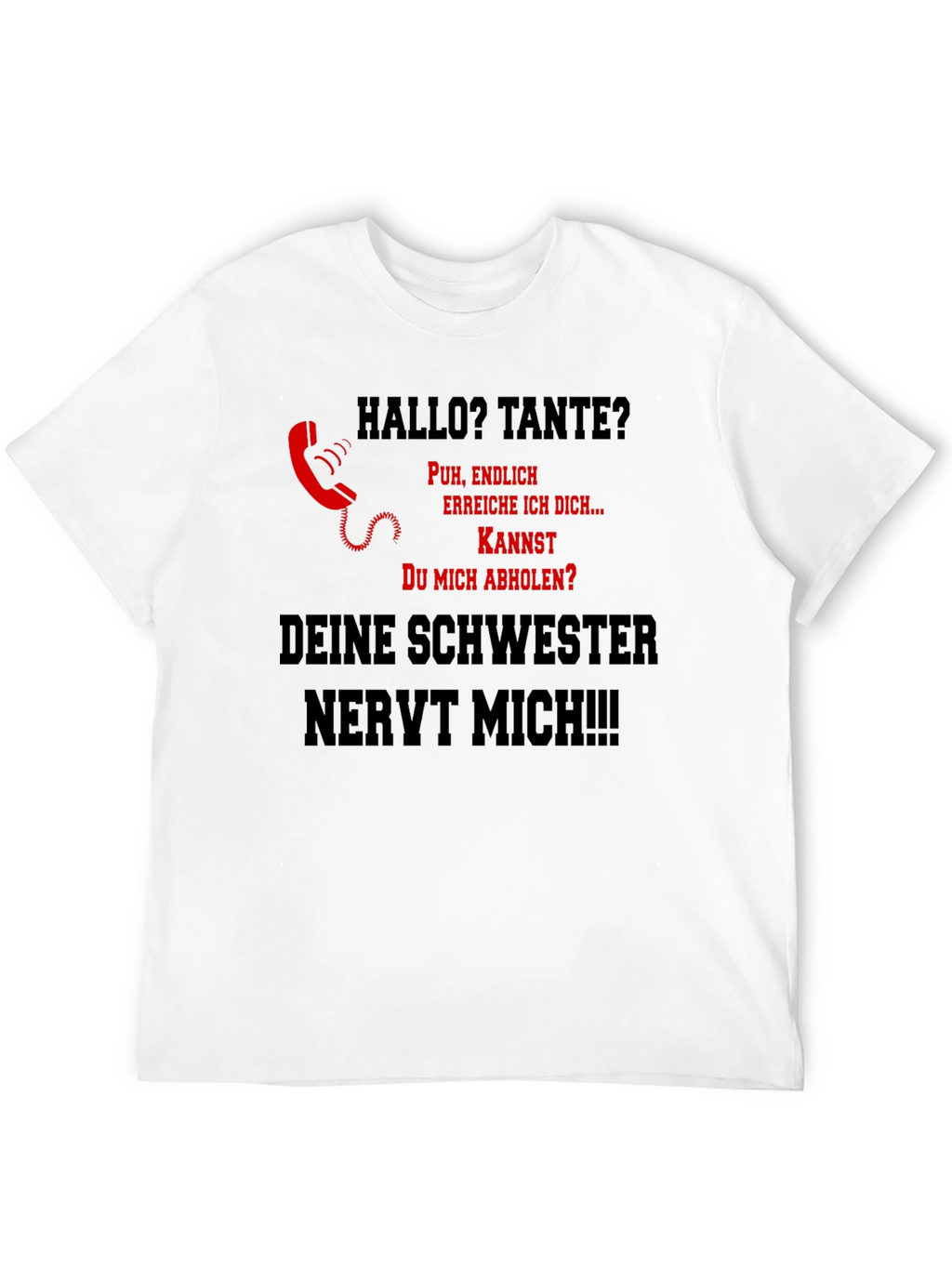 Hallo Tante Funny Graphic Tee