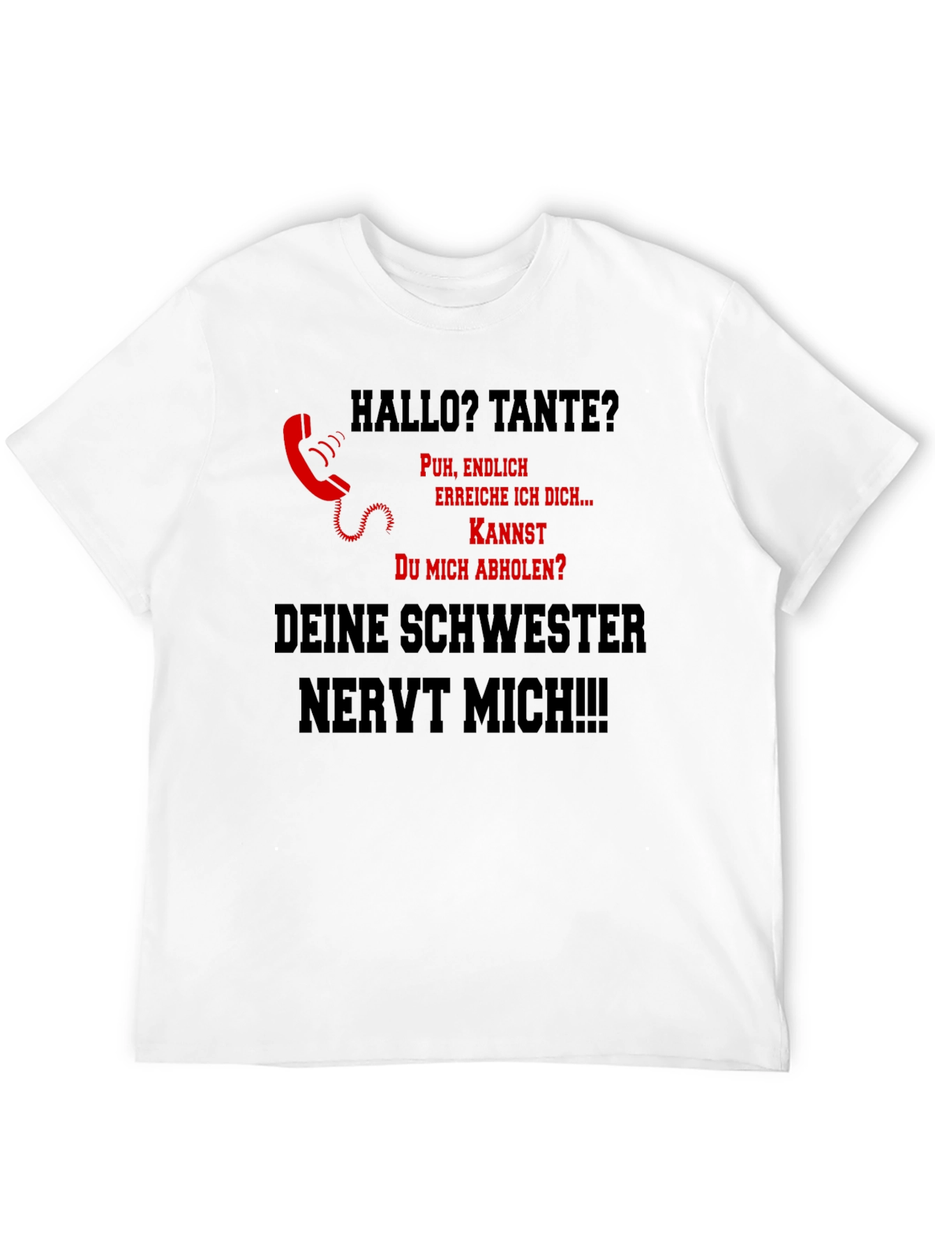 Hallo Tante Funny Graphic Tee