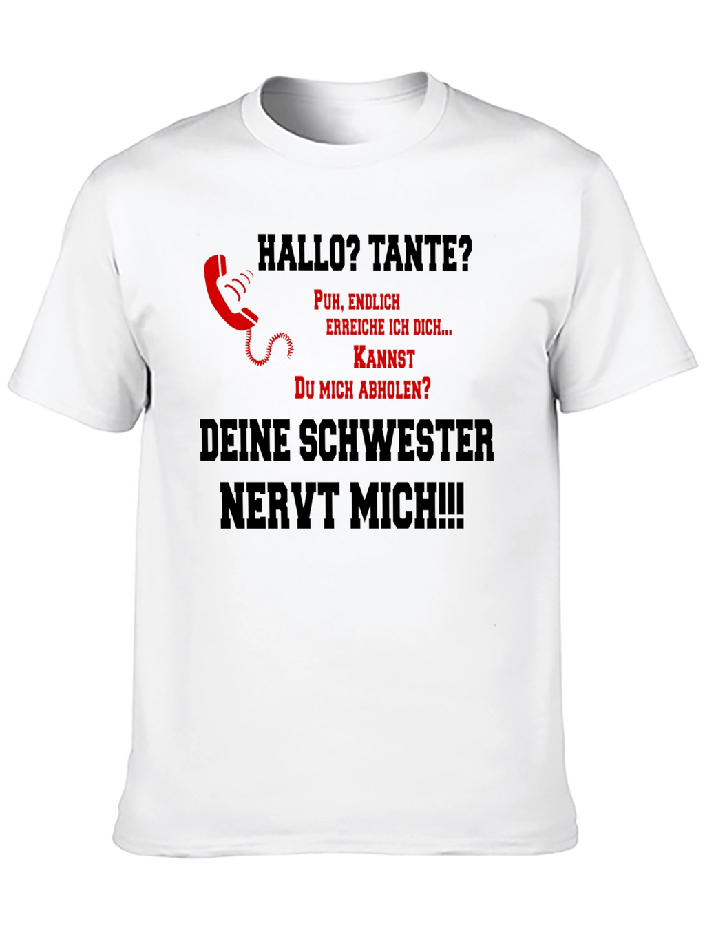 Hallo Tante Funny Graphic Tee