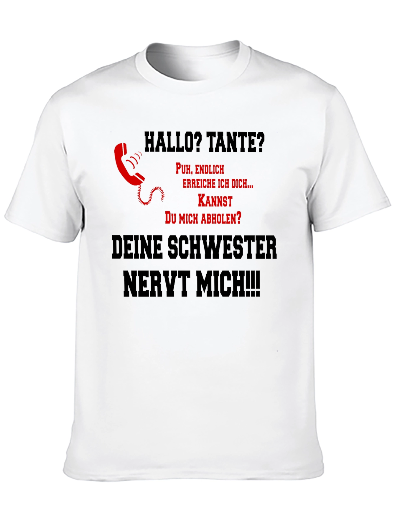 Hallo Tante Funny Graphic Tee