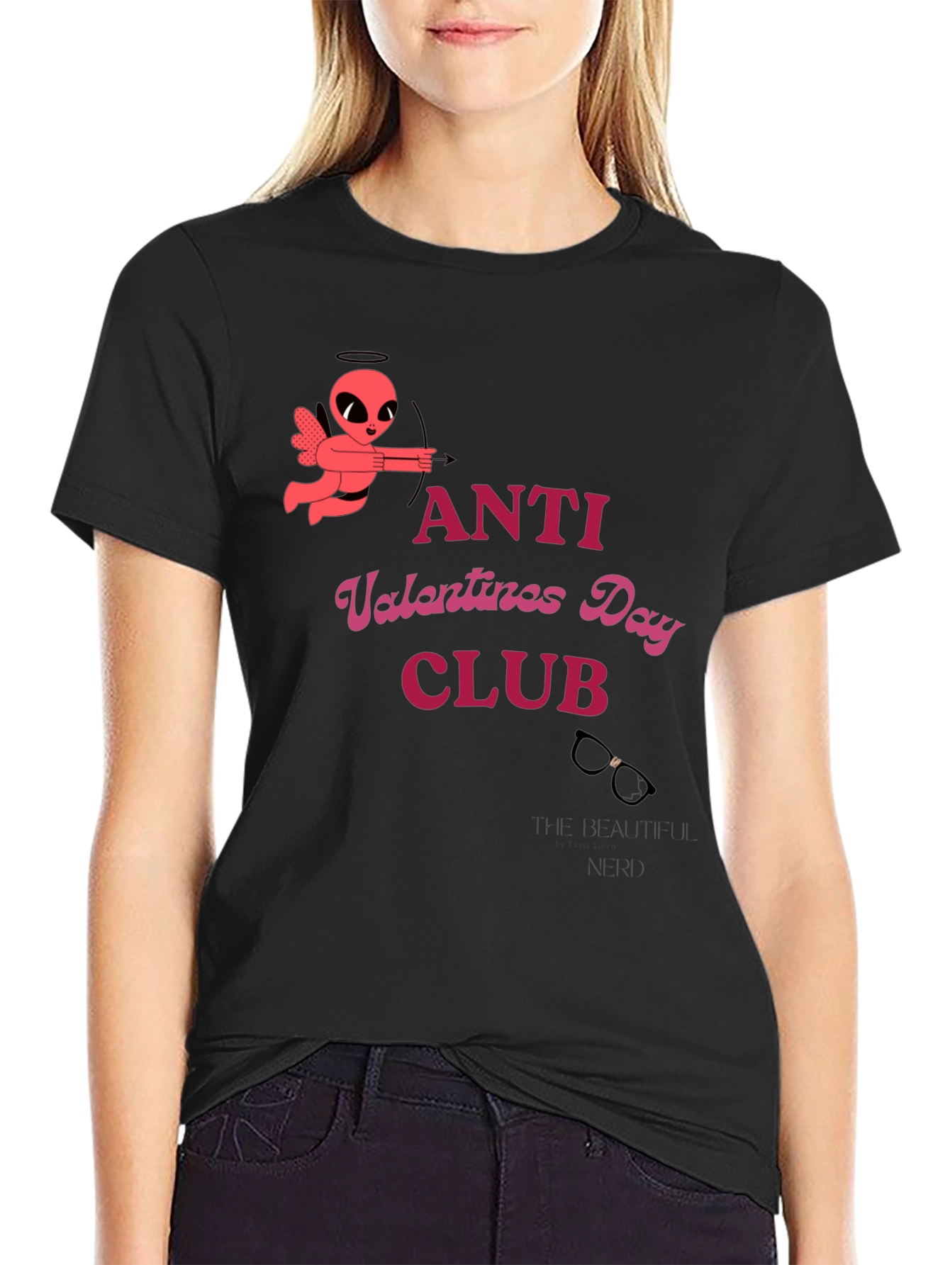 Anti Valentines Day Club Graphic Tee