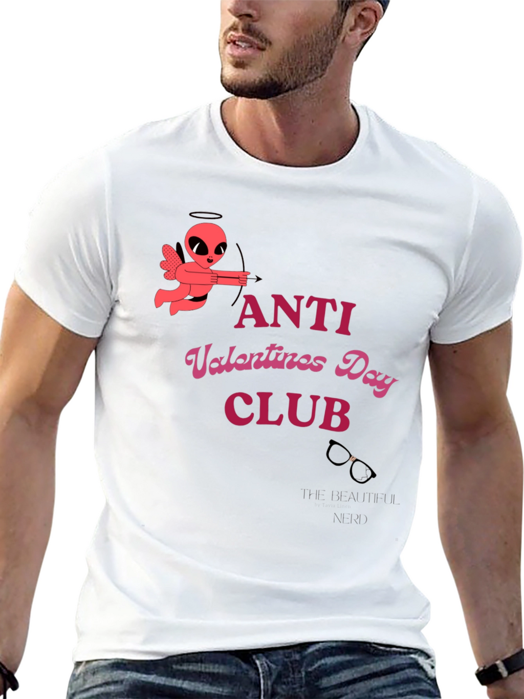 Anti Valentines Day Club Graphic Tee