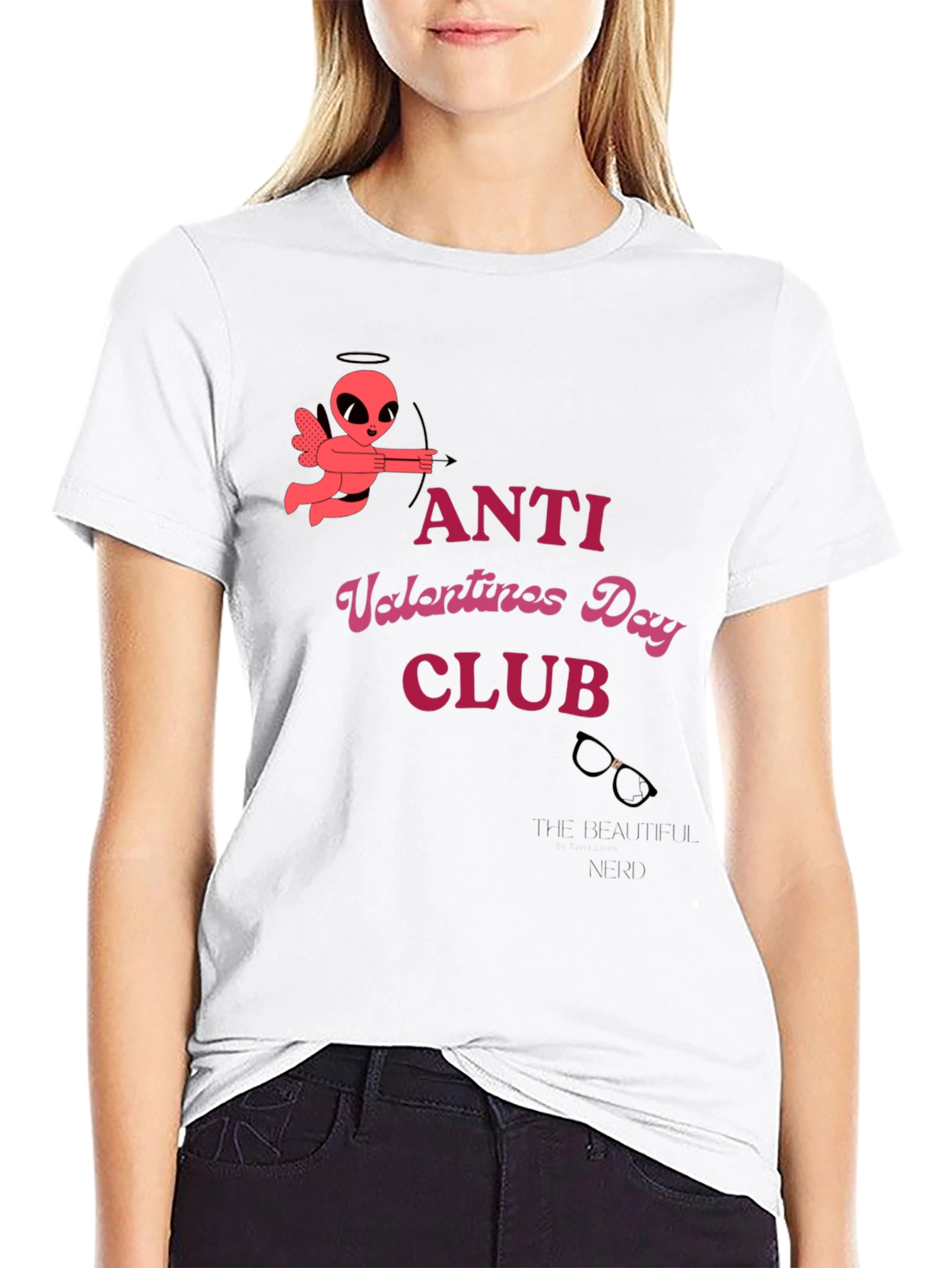 Anti Valentines Day Club Graphic Tee