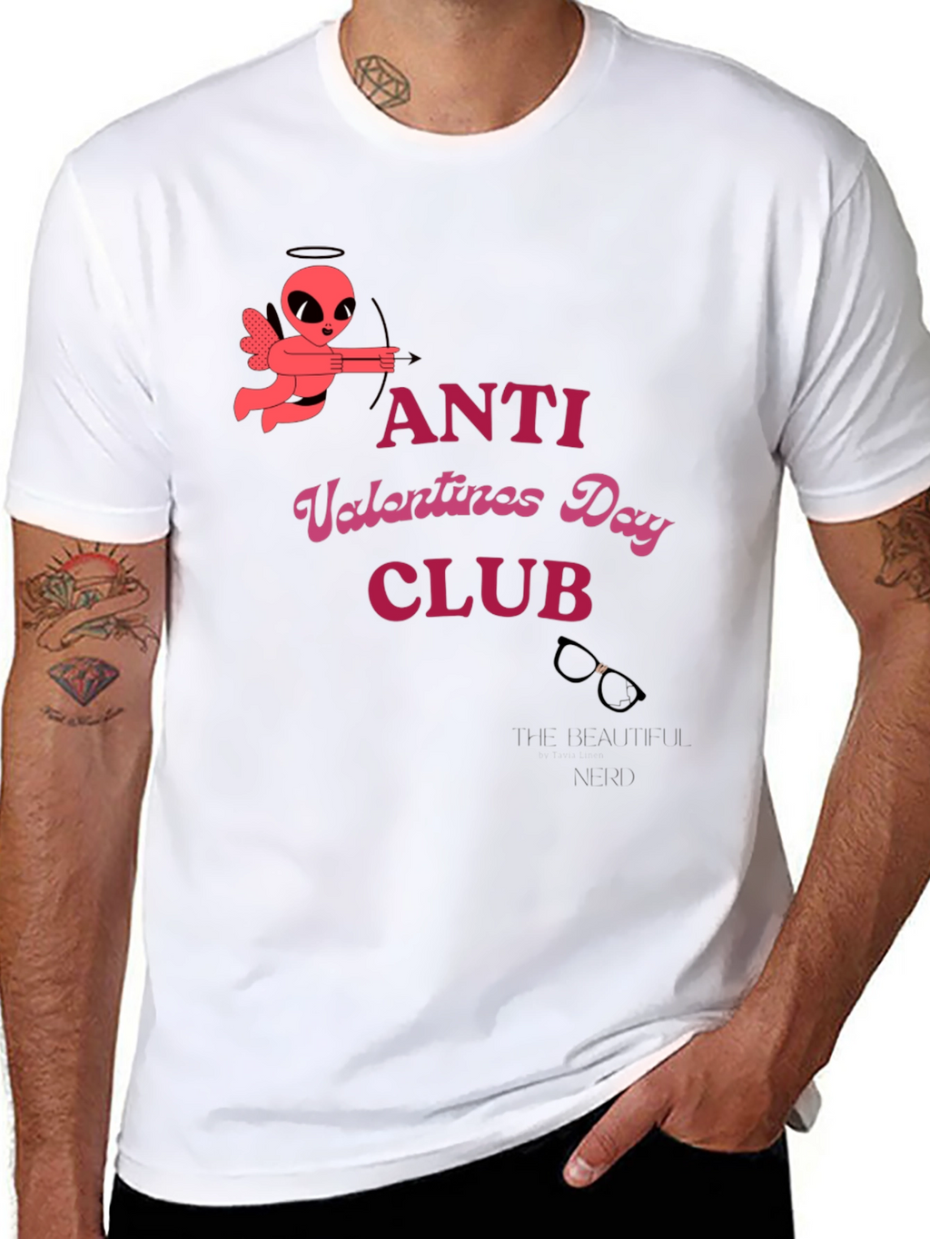 Anti Valentines Day Club Graphic Tee