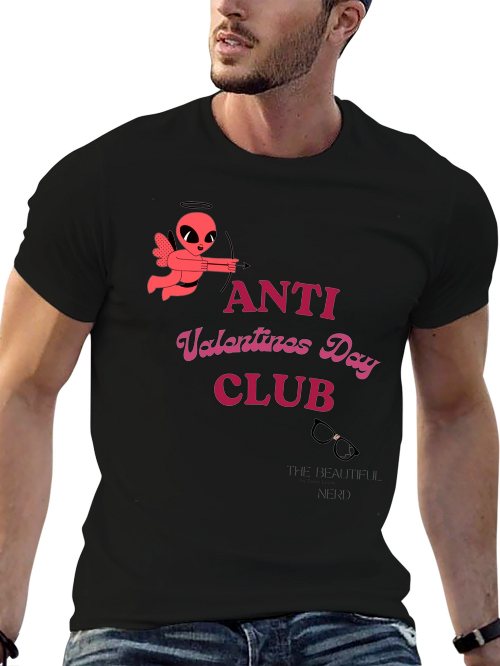 Anti Valentines Day Club Graphic Tee