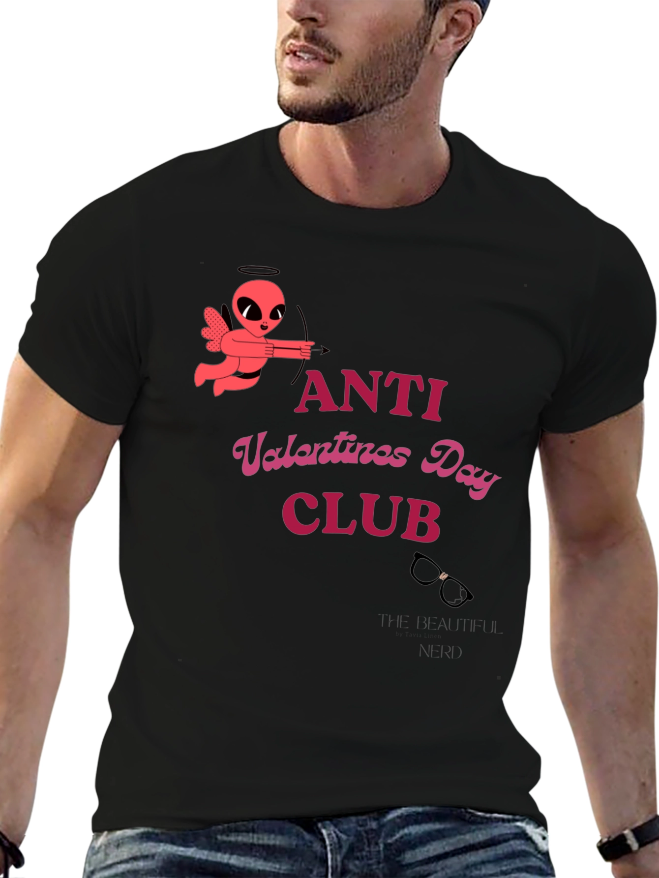 Anti Valentines Day Club Graphic Tee