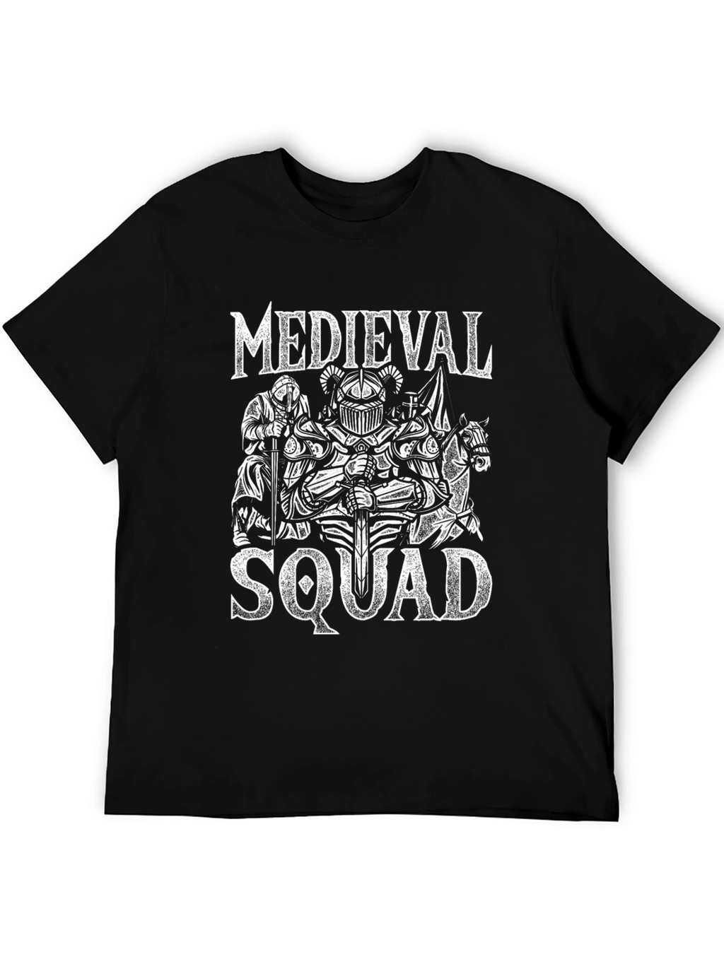 Medieval Squad Graphic Black T-Shirt