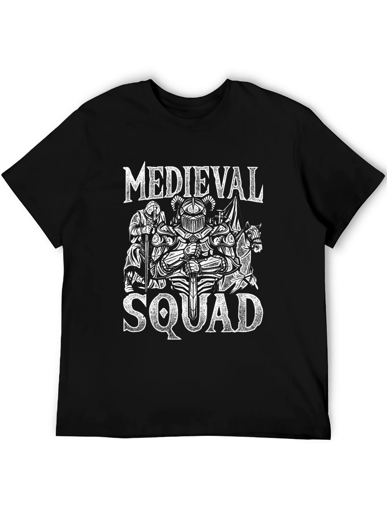 Medieval Squad Graphic Black T-Shirt