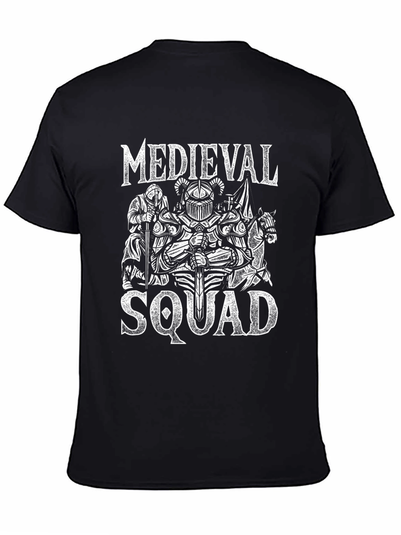 Medieval Squad Graphic Black T-Shirt